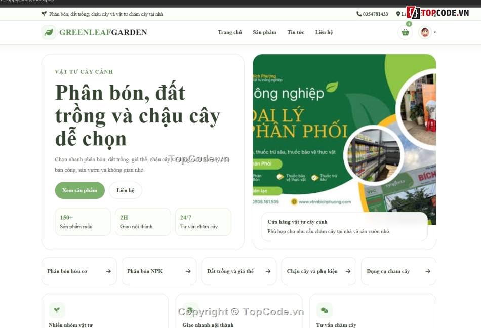 nông nghiệp,wordpress vật tư nông nghiệp,bán h